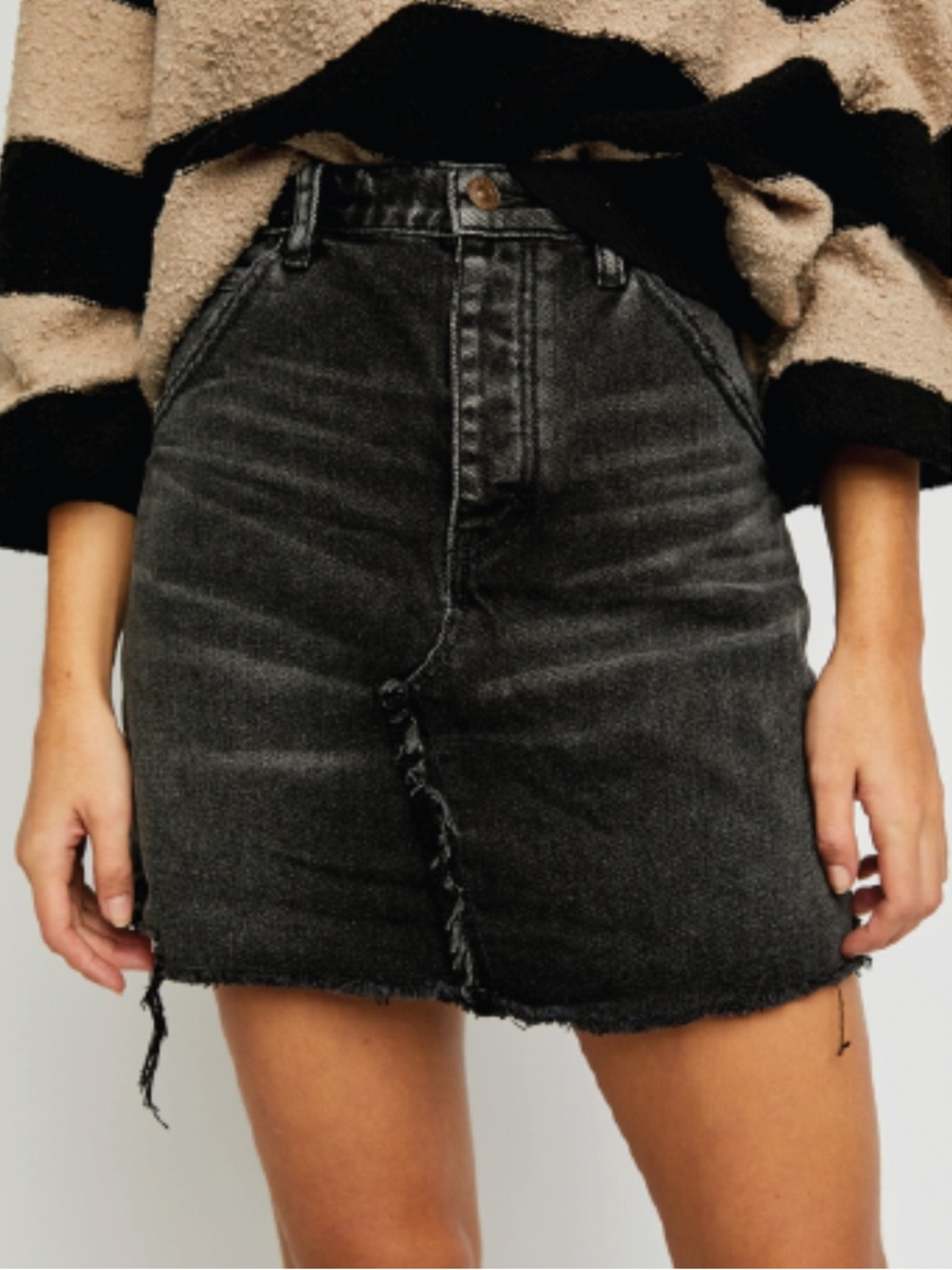 Free People Denim Skirt
